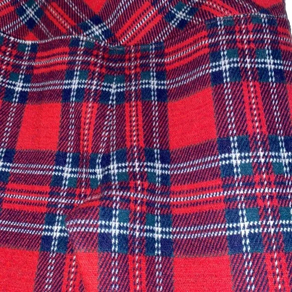 CLOSET CLEAR OUT Vineyard Vines plaid Red and Blue girls size 10 Leggings - Picture 5 of 7